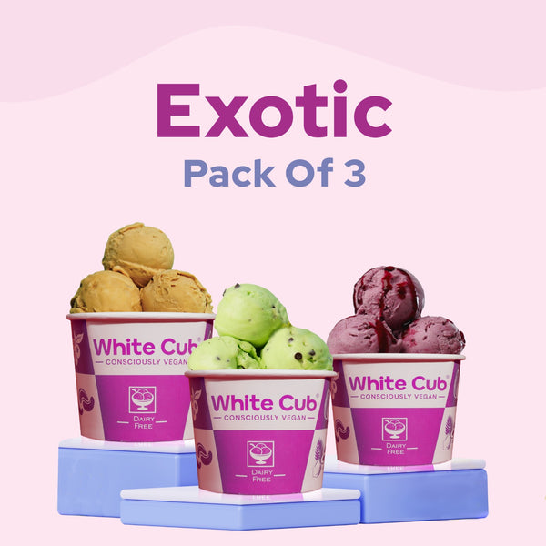 Exotic Combo 200ML (Mint Choco Chips, Berrylicious, Almond Coffee Bite)